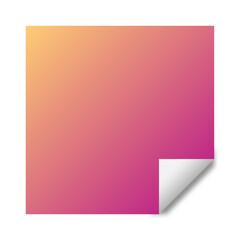 gradient square sticker background
