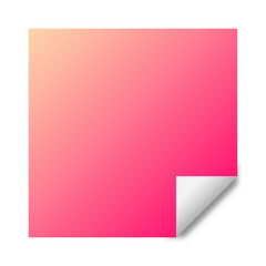 gradient square sticker background
