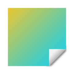 gradient square sticker background
