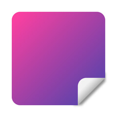 gradient square sticker background
