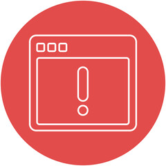 web error Isolated Vector icon which can easily modify or edit

