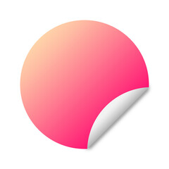 gradient rectangle sticker background
