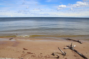 beach in the morning