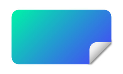 gradient rectangle sticker background
