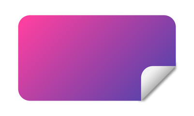 gradient rectangle sticker background
