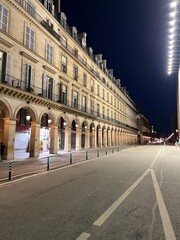 view night street in European street