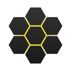 dark hexagon background
