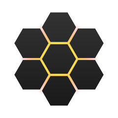 dark hexagon background
