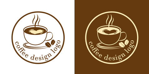 coffee cup and coffee beans