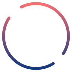 gradient broken round background
