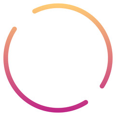 gradient broken round background
