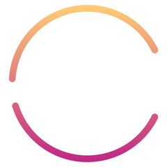 gradient broken round background
