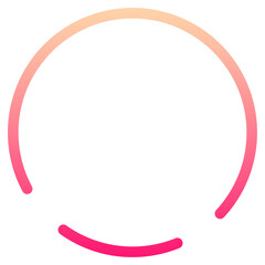 gradient broken round background
