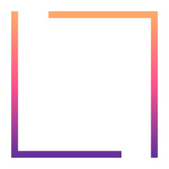 gradient broken square background
