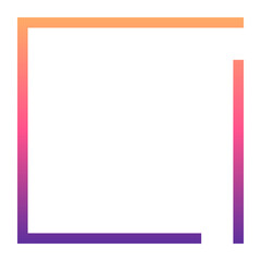 gradient broken square background
