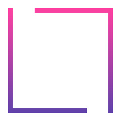 gradient broken square background
