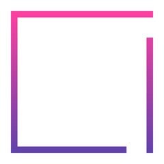 gradient broken square background
