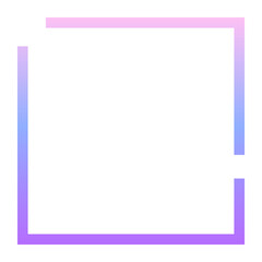 gradient broken square background
