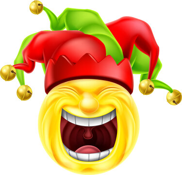 Laughing Jester Emoticon Emoji