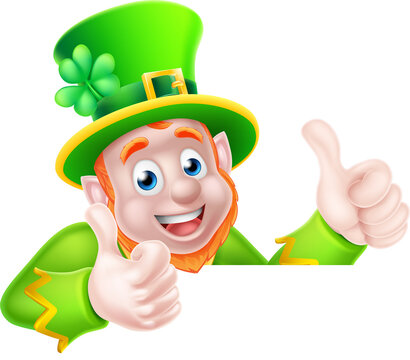Leprechaun Cartoon Graphic