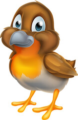 Cartoon Robin Bird