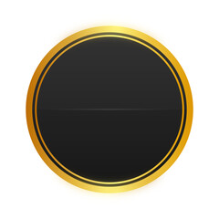 black circle gold frame background
