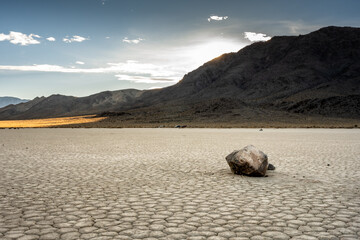 Stone Rests on Racetrack Playa