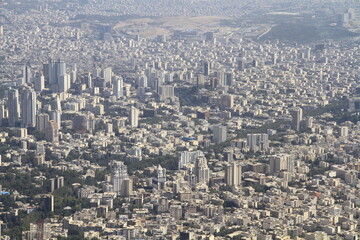 Obraz premium aerial view of the city