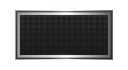 black rectangle silver frame background

