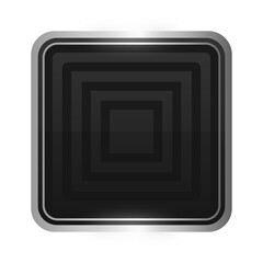 black square silver frame background
