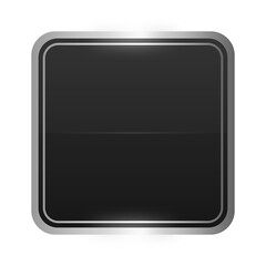 black square silver frame background
