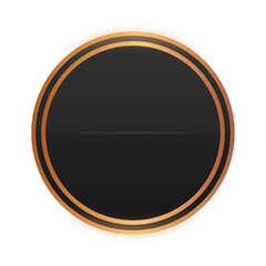 black circle bronze frame background
