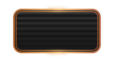 black rectangle bronze frame background
