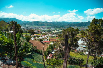 Fototapeta na wymiar Valle de Constanza, Republica Dominicana.