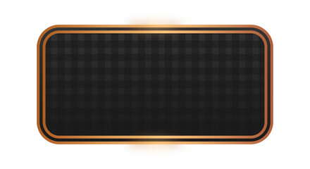 black rectangle bronze frame background
