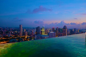 Naklejka premium Wunderschöne Aufnahme in Singapur 