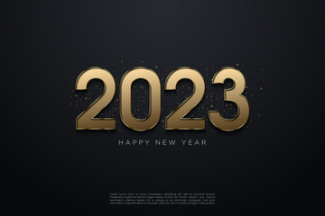 2023 happy new year background.