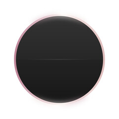 black circle rose gold frame background
