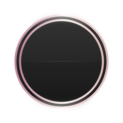 black circle rose gold frame background
