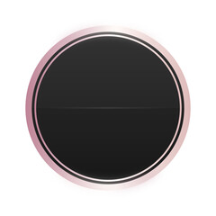 black circle rose gold frame background
