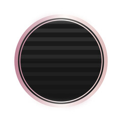 black circle rose gold frame background
