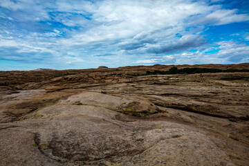 Obraz premium volcanic landscape in island country