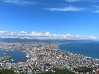 Fototapeta na wymiar 函館山から見た景色