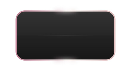 black rectangle rose gold frame background
