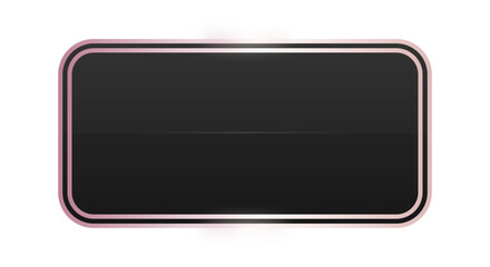 black rectangle rose gold frame background
