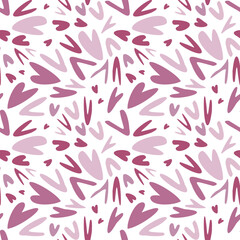 Vector hearts pattern for Valentine's day holiday. Love concept. Passion background