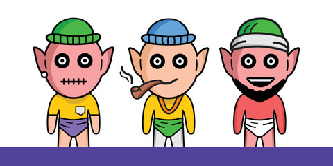 Mountain vibes flat design logo badge