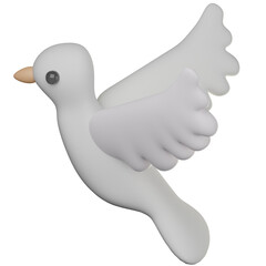 3D Dove Illustration