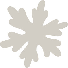 Snowflake for Christmas and New Year cards