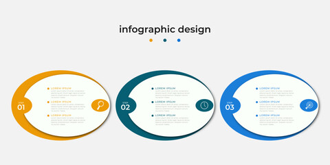 Circular Timeline Steps Infographics Design Template